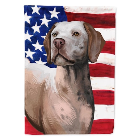 Carolines Treasures Braque Du Bourbonnais American Canvas House Flag - 28 x 0.01 x 40 in. CK6458CHF